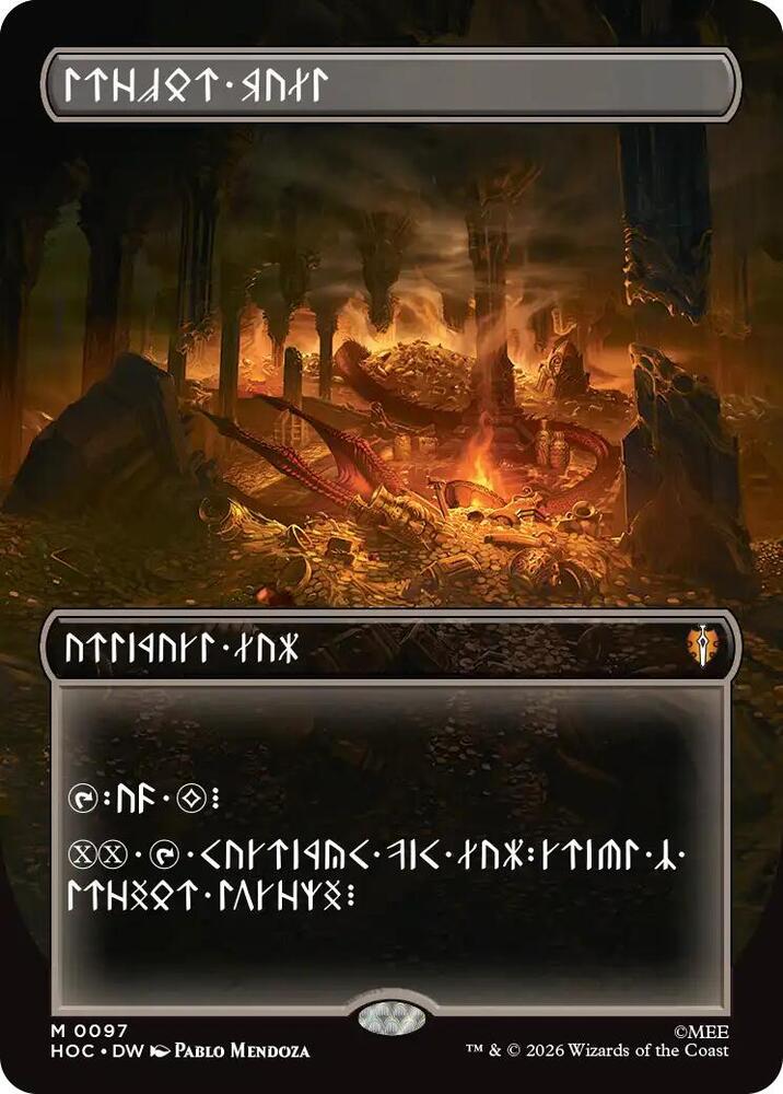 Treasure Vault (Borderless) (Dwarvish) (97) [The Hobbit: Eternal-Legal] | Boutique FDB TCG