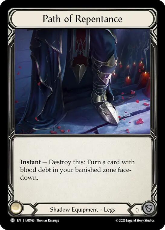 Path of Repentance (IAR163) [Usurp the Shadow Throne Pre-release Cards] | Boutique FDB TCG