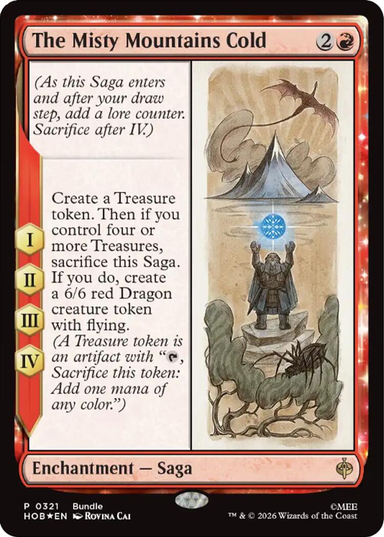 The Misty Mountains Cold [The Hobbit Promos] | Boutique FDB TCG