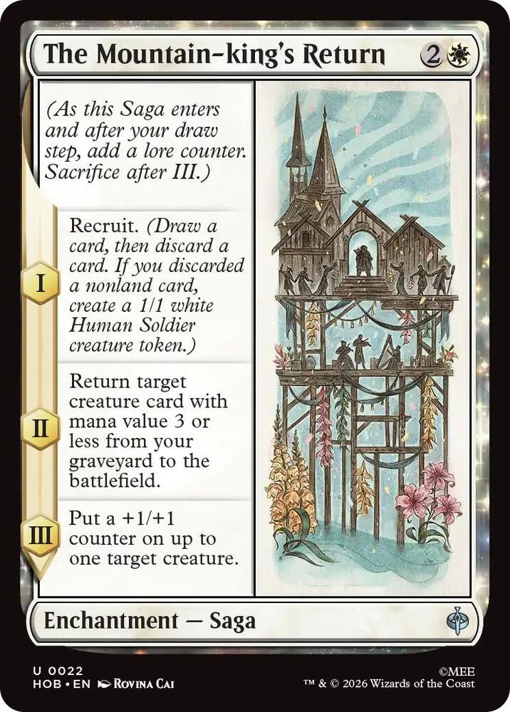 The Mountain-king's Return (22) [The Hobbit] | Boutique FDB TCG