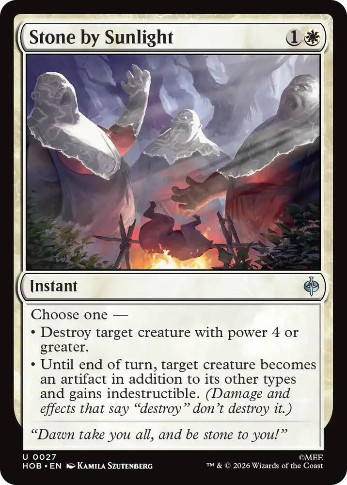 Stone by Sunlight (27) [The Hobbit] | Boutique FDB TCG
