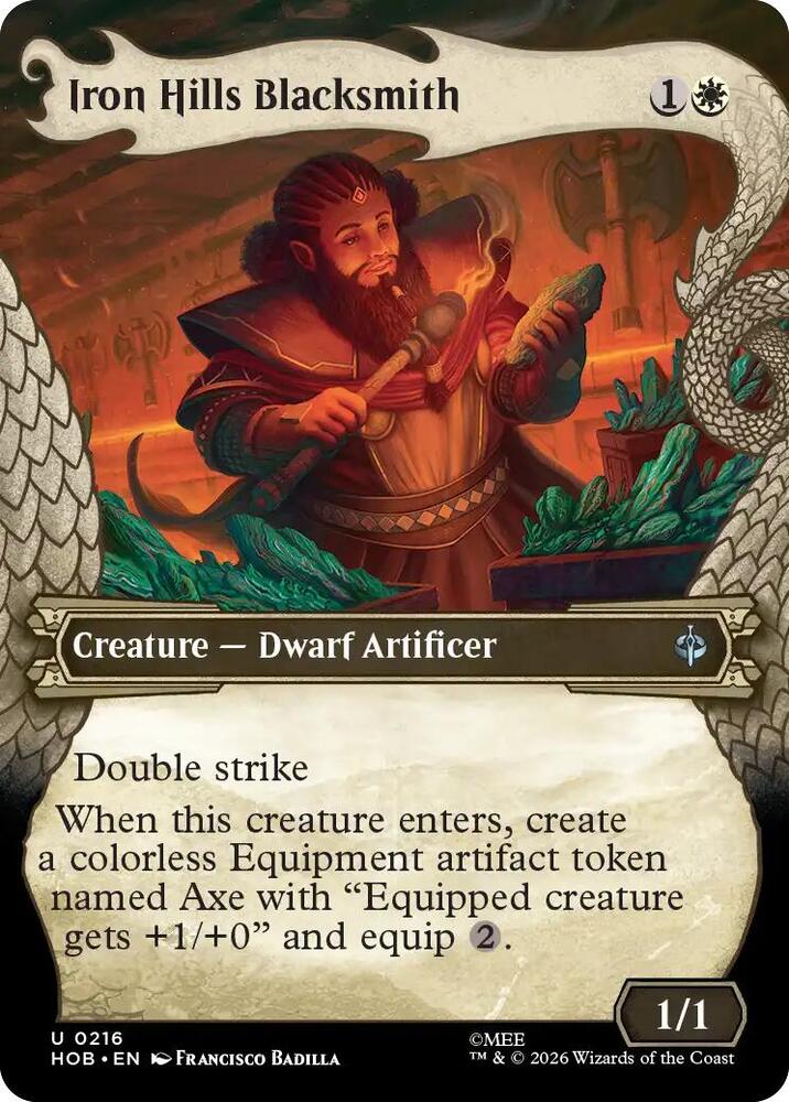 Iron Hills Blacksmith (Showcase) (216) [The Hobbit] | Boutique FDB TCG