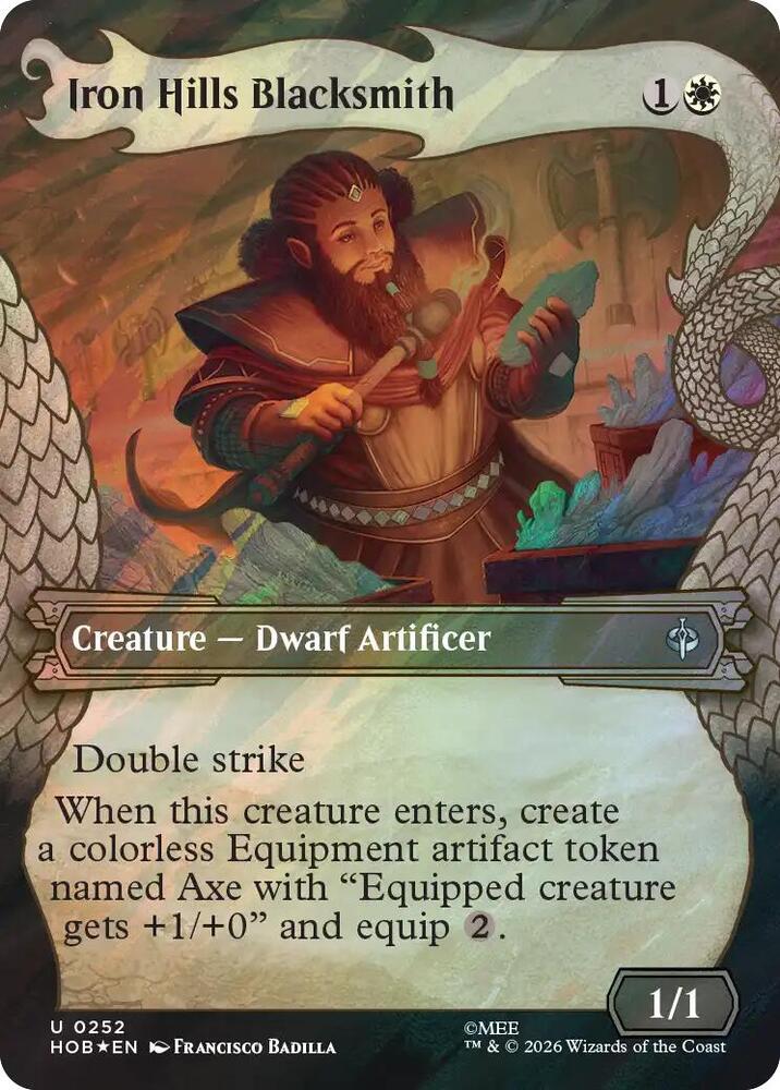 Iron Hills Blacksmith (Showcase) (Surge Foil) (252) [The Hobbit] | Boutique FDB TCG