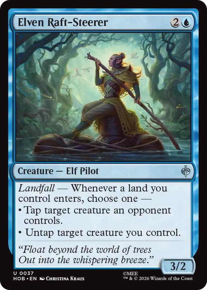Elven Raft-Steerer (37) [The Hobbit] | Boutique FDB TCG