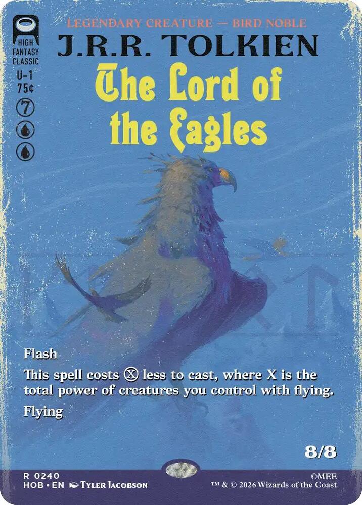 The Lord of the Eagles (Borderless) (240) [The Hobbit] | Boutique FDB TCG