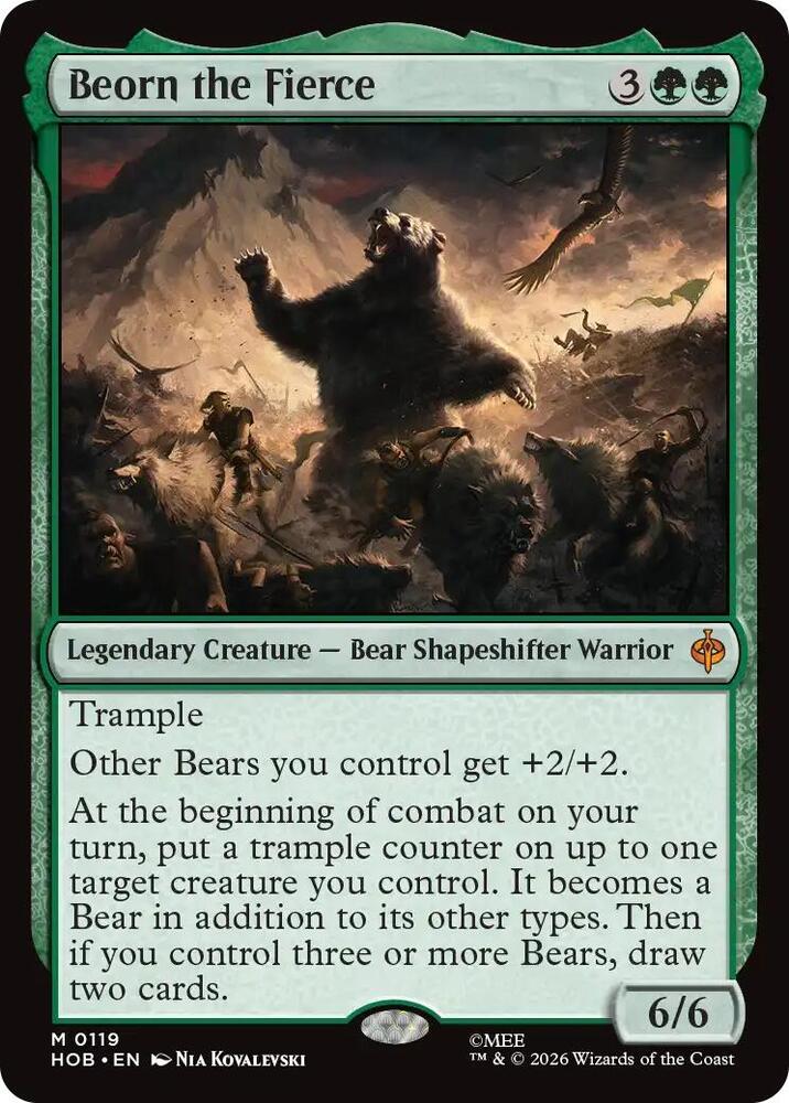 Beorn the Fierce (119) [The Hobbit] | Boutique FDB TCG