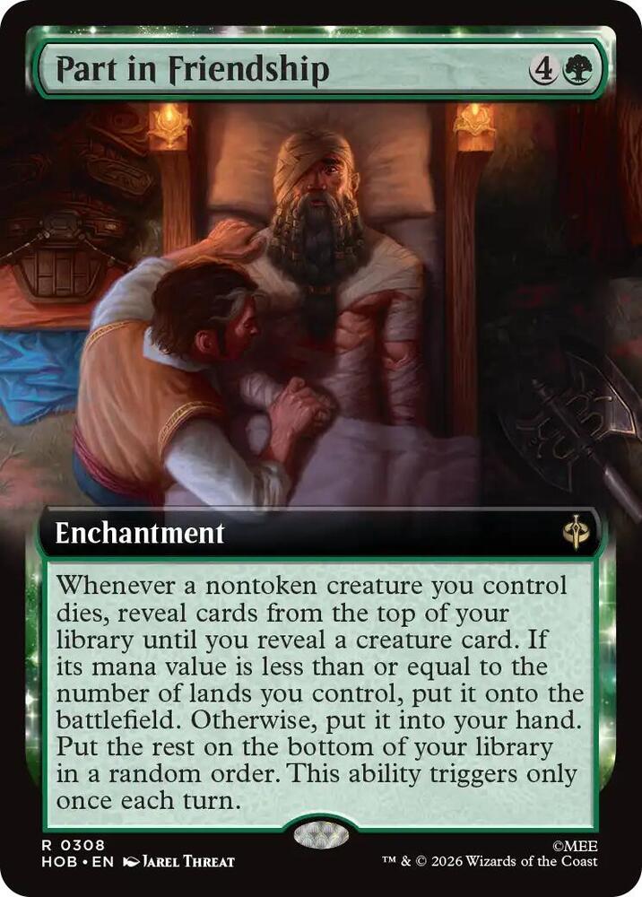 Part in Friendship (Extended Art) (308) [The Hobbit] | Boutique FDB TCG