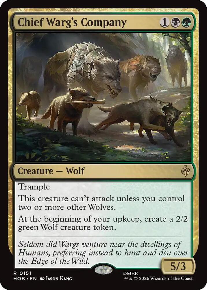 Chief Warg's Company (151) [The Hobbit] | Boutique FDB TCG