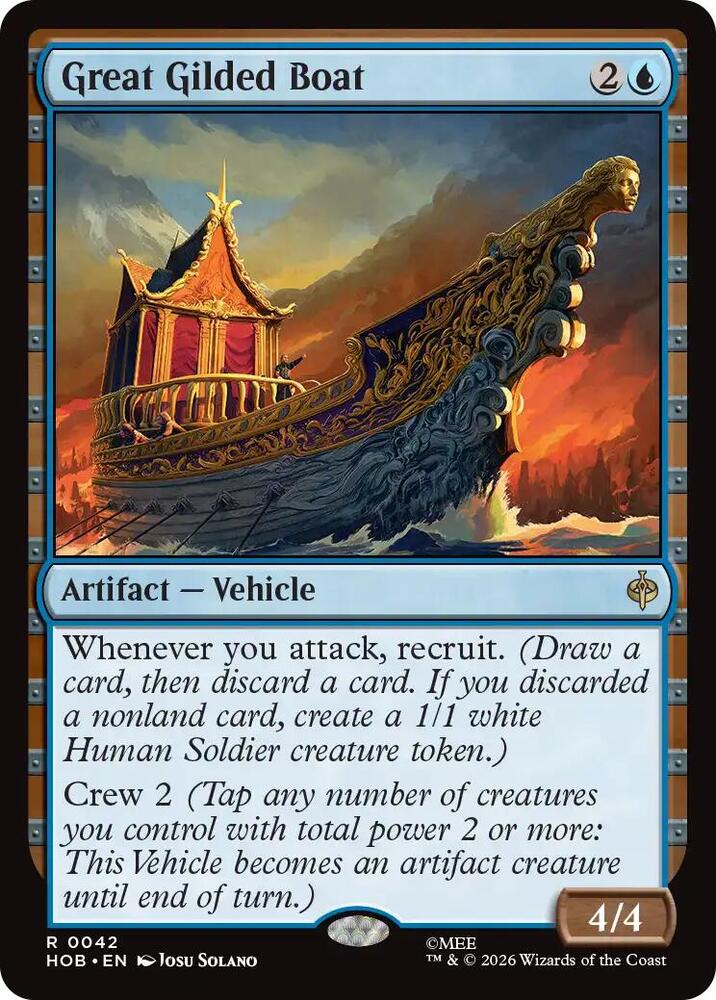 Great Gilded Boat (42) [The Hobbit] | Boutique FDB TCG