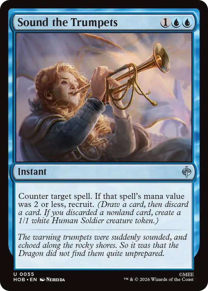Sound the Trumpets (55) [The Hobbit] | Boutique FDB TCG