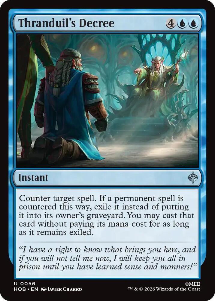 Thranduil's Decree (56) [The Hobbit] | Boutique FDB TCG
