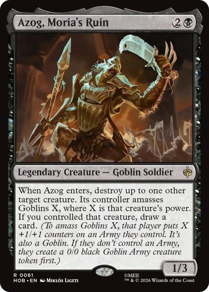 Azog, Moria's Ruin (61) [The Hobbit] | Boutique FDB TCG