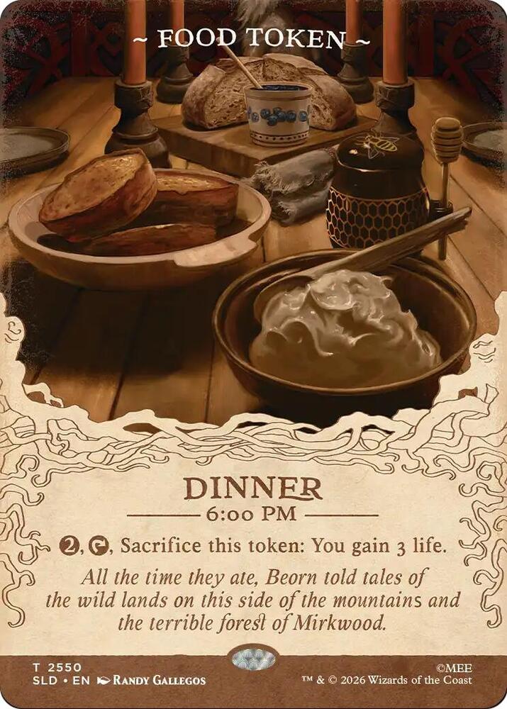 Food Token (2550) [Secret Lair Drop] | Boutique FDB TCG