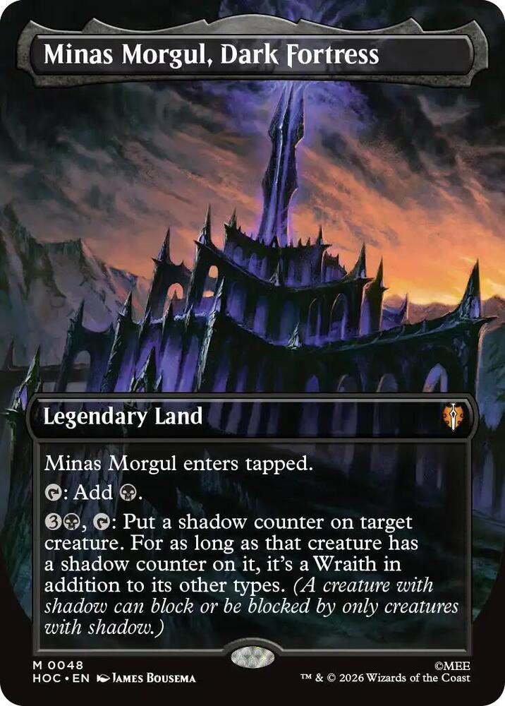 Minas Morgul, Dark Fortress (Borderless) (48) [The Hobbit: Eternal-Legal] | Boutique FDB TCG