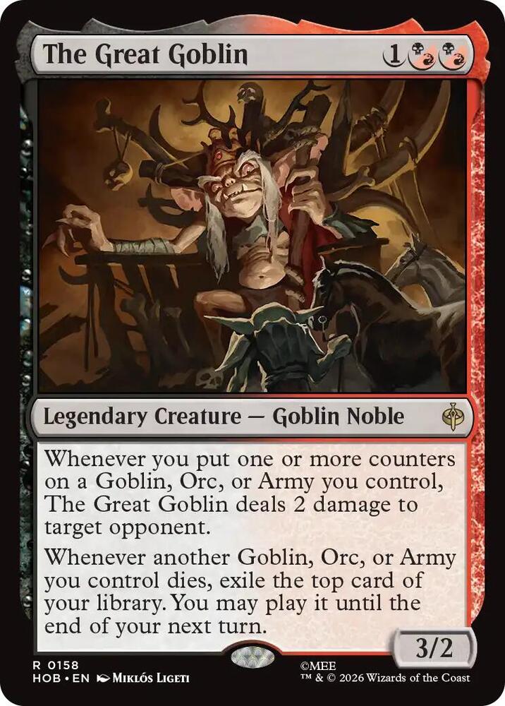 The Great Goblin (158) [The Hobbit] | Boutique FDB TCG