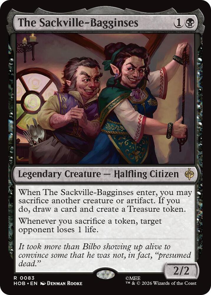 The Sackville-Bagginses (83) [The Hobbit] | Boutique FDB TCG