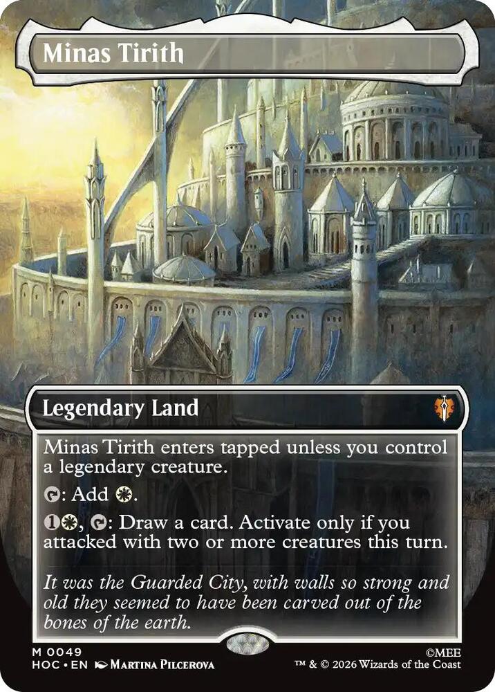 Minas Tirith (Borderless) (49) [The Hobbit: Eternal-Legal] | Boutique FDB TCG