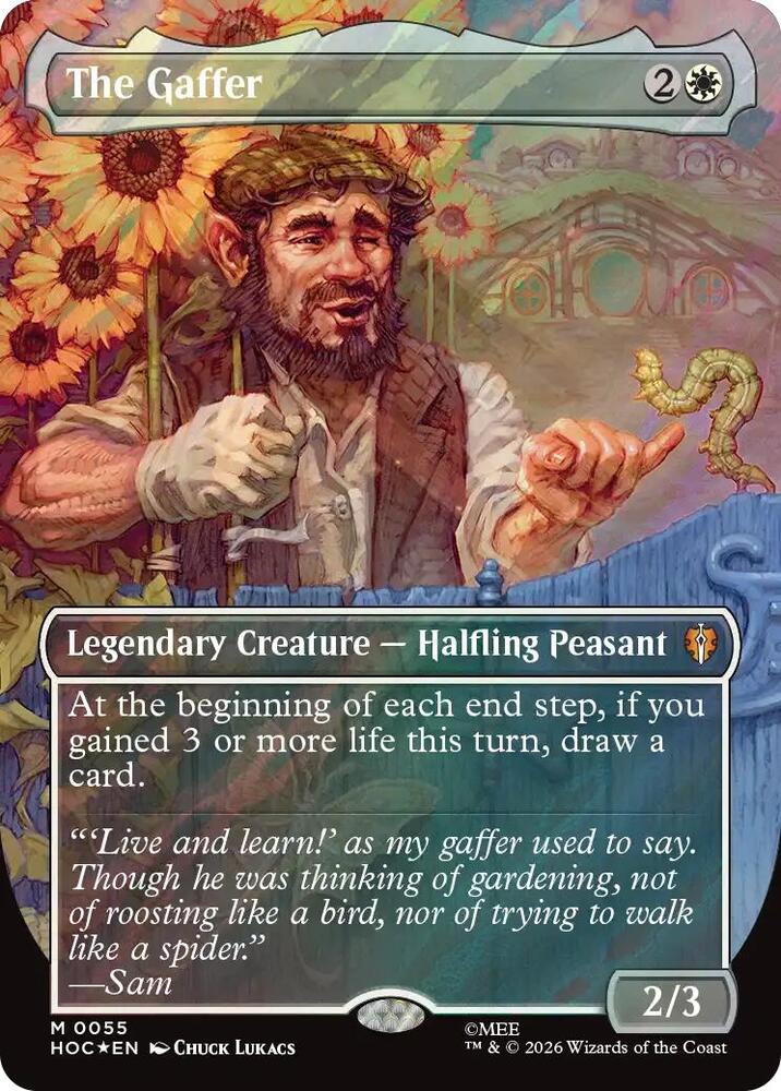 The Gaffer (Borderless) (Surge Foil) (55) [The Hobbit: Eternal-Legal] | Boutique FDB TCG