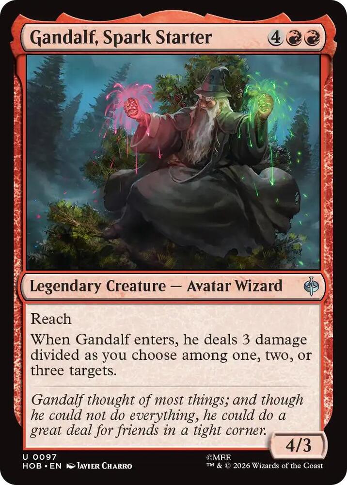 Gandalf, Spark Starter (97) [The Hobbit] | Boutique FDB TCG