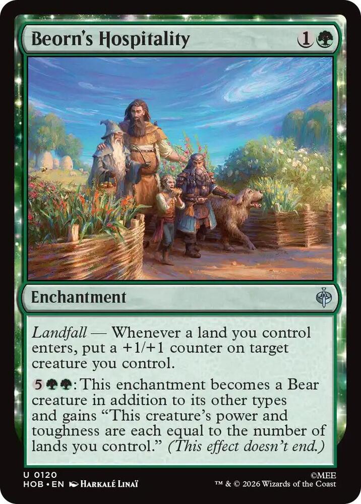 Beorn's Hospitality (120) [The Hobbit] | Boutique FDB TCG