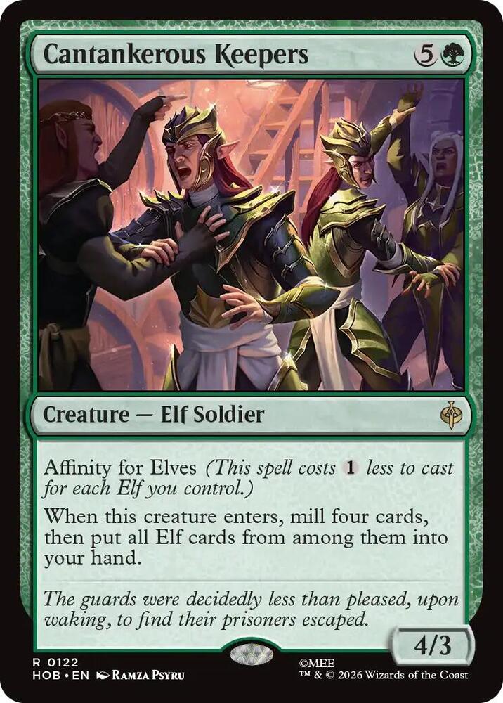 Cantankerous Keepers (122) [The Hobbit] | Boutique FDB TCG