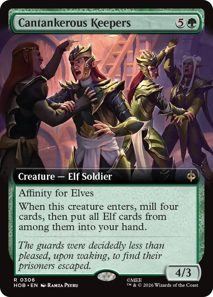 Cantankerous Keepers (Extended Art) (306) [The Hobbit] | Boutique FDB TCG