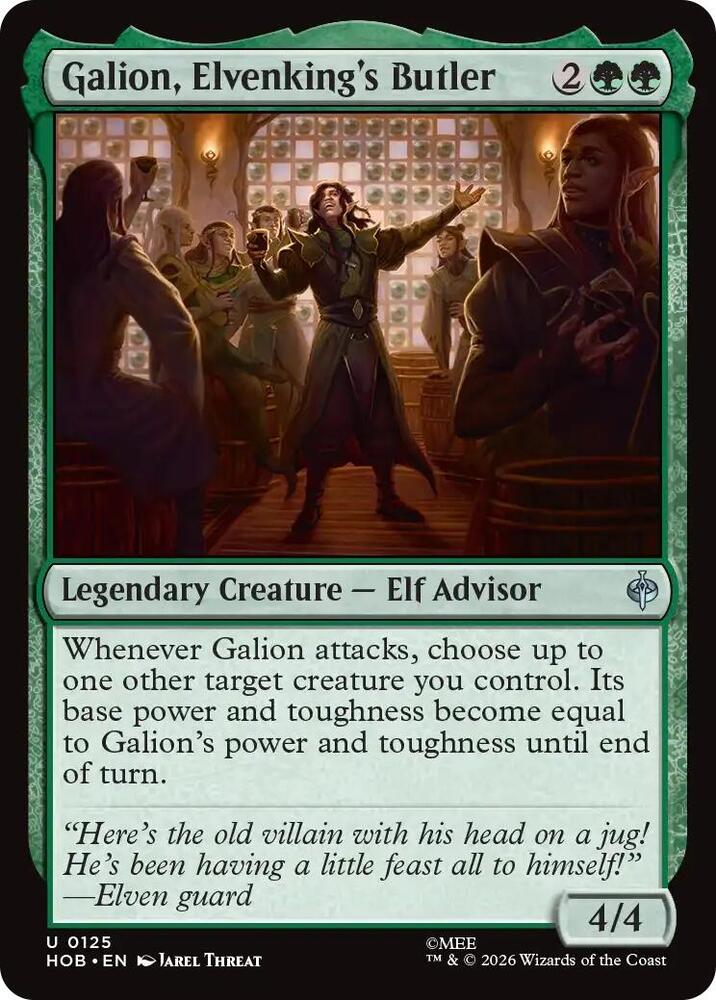 Galion, Elvenking's Butler (125) [The Hobbit] | Boutique FDB TCG