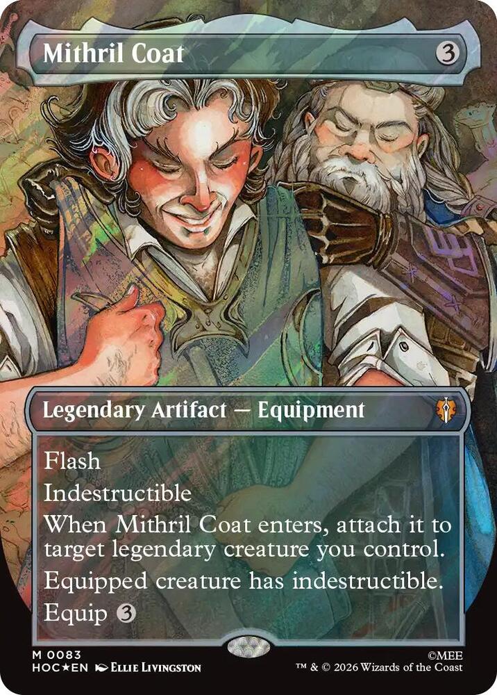 Mithril Coat (Borderless) (Surge Foil) (83) [The Hobbit: Eternal-Legal] | Boutique FDB TCG
