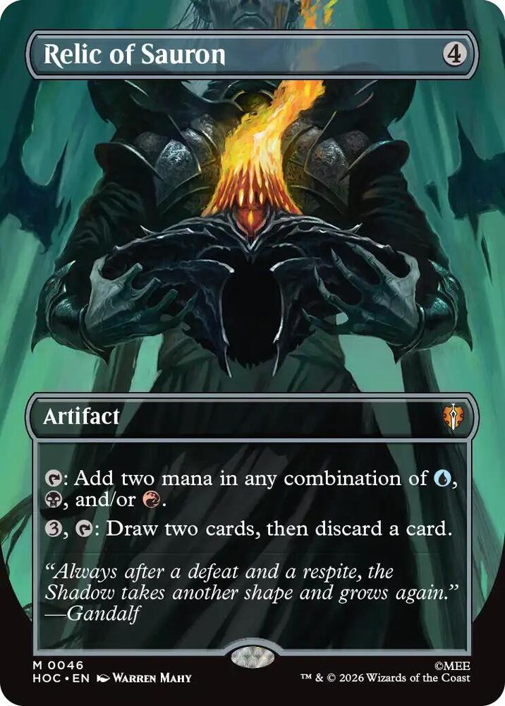 Relic of Sauron (Borderless) (46) [The Hobbit: Eternal-Legal] | Boutique FDB TCG