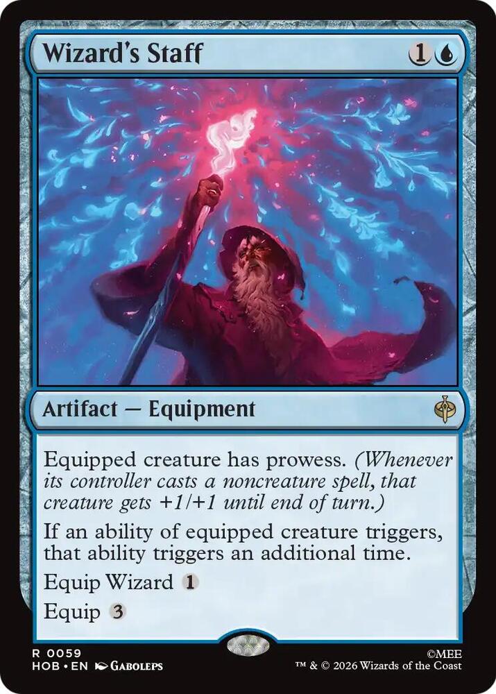 Wizard's Staff (59) [The Hobbit] | Boutique FDB TCG