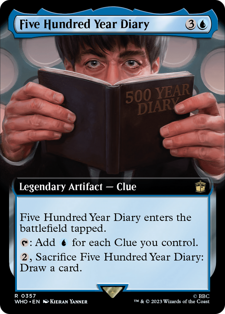 Five Hundred Year Diary (Extended Art) [Doctor Who] | Boutique FDB TCG