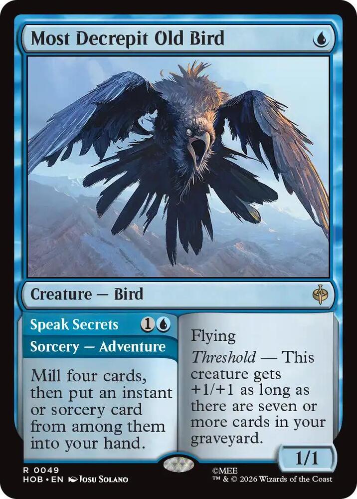 Most Decrepit Old Bird (49) [The Hobbit] | Boutique FDB TCG