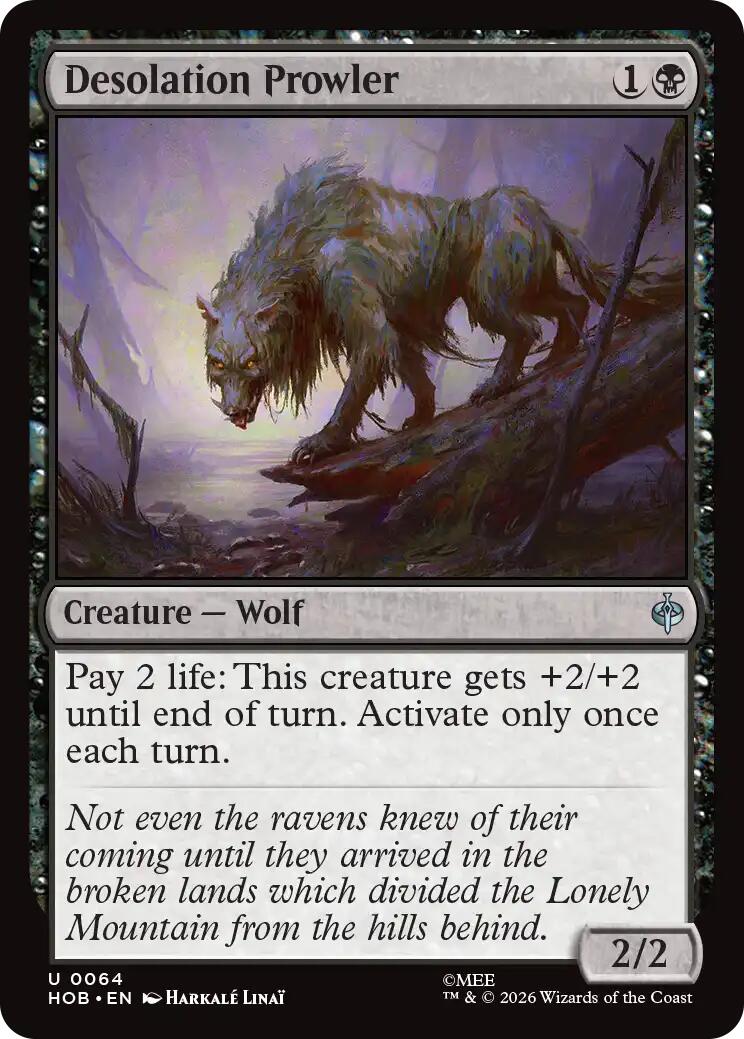 Desolation Prowler [The Hobbit] | Boutique FDB TCG