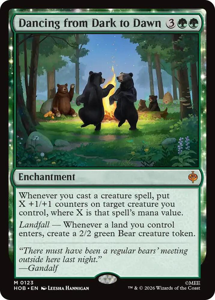 Dancing from Dark to Dawn (123) [The Hobbit] | Boutique FDB TCG