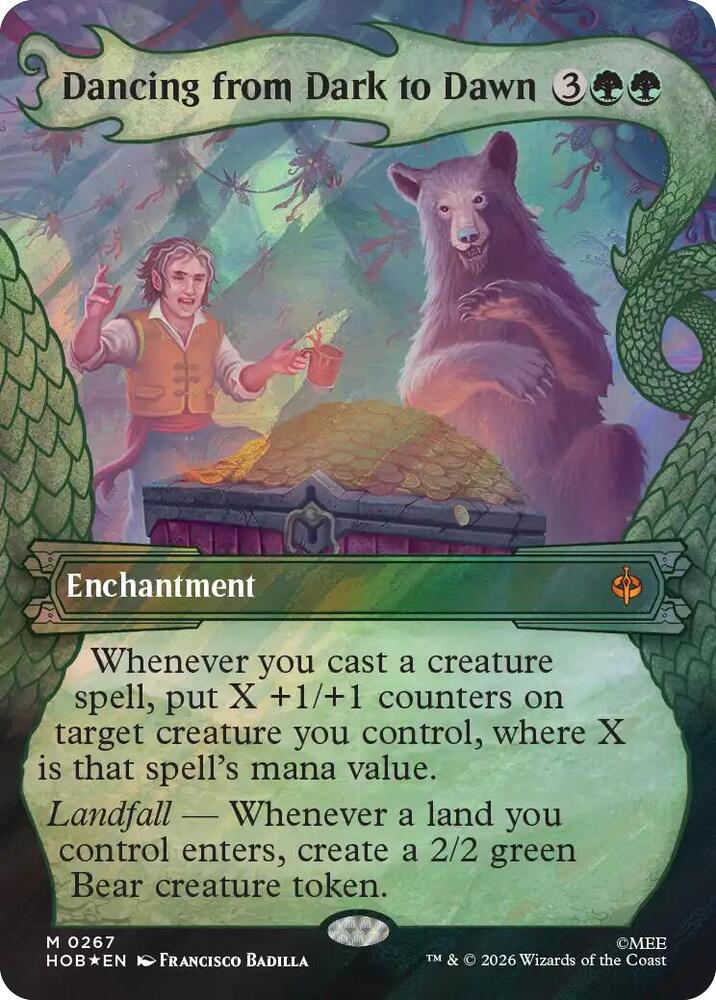 Dancing from Dark to Dawn (Showcase) (Surge Foil) (267) [The Hobbit] | Boutique FDB TCG