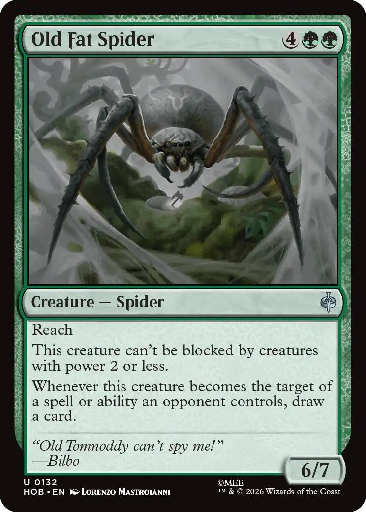Old Fat Spider [The Hobbit] | Boutique FDB TCG