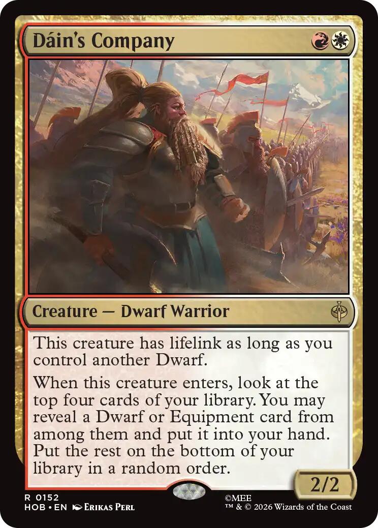 Dain's Company [The Hobbit] | Boutique FDB TCG