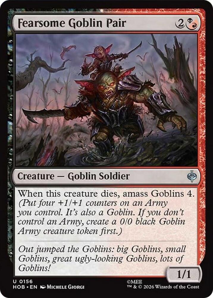 Fearsome Goblin Pair (156) [The Hobbit] | Boutique FDB TCG