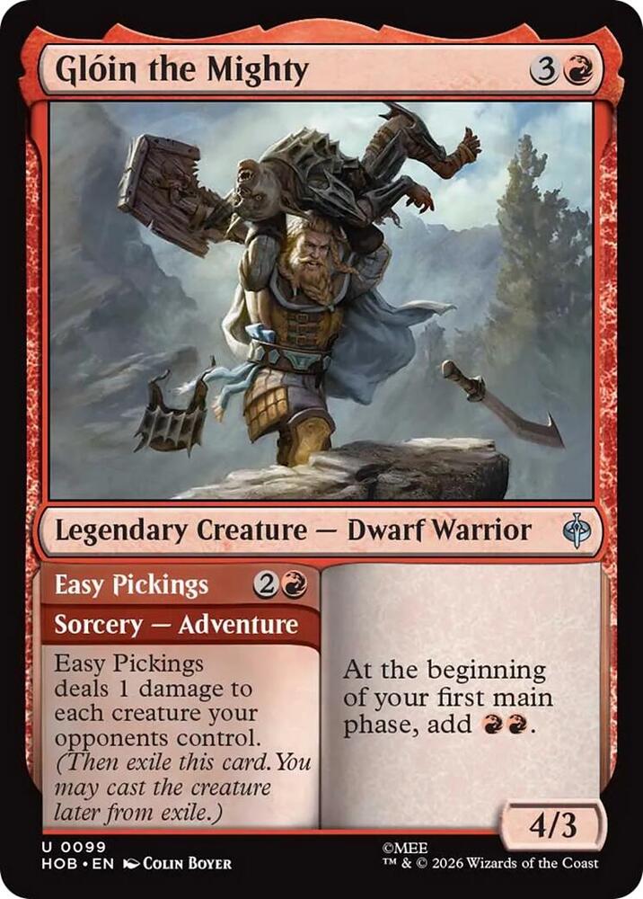 Gloin the Mighty (99) [The Hobbit] | Boutique FDB TCG