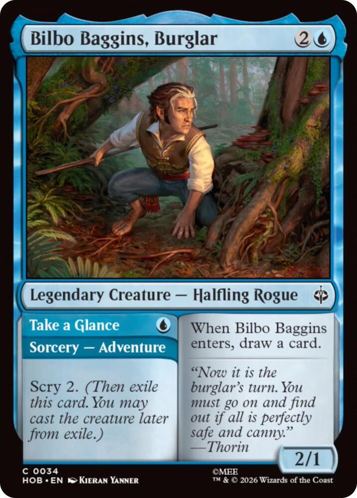 Bilbo Baggins, Burglar (34) [The Hobbit] | Boutique FDB TCG