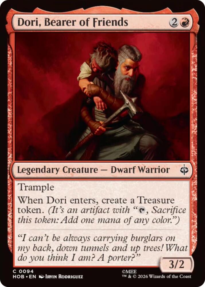 Dori, Bearer of Friends (94) [The Hobbit] | Boutique FDB TCG