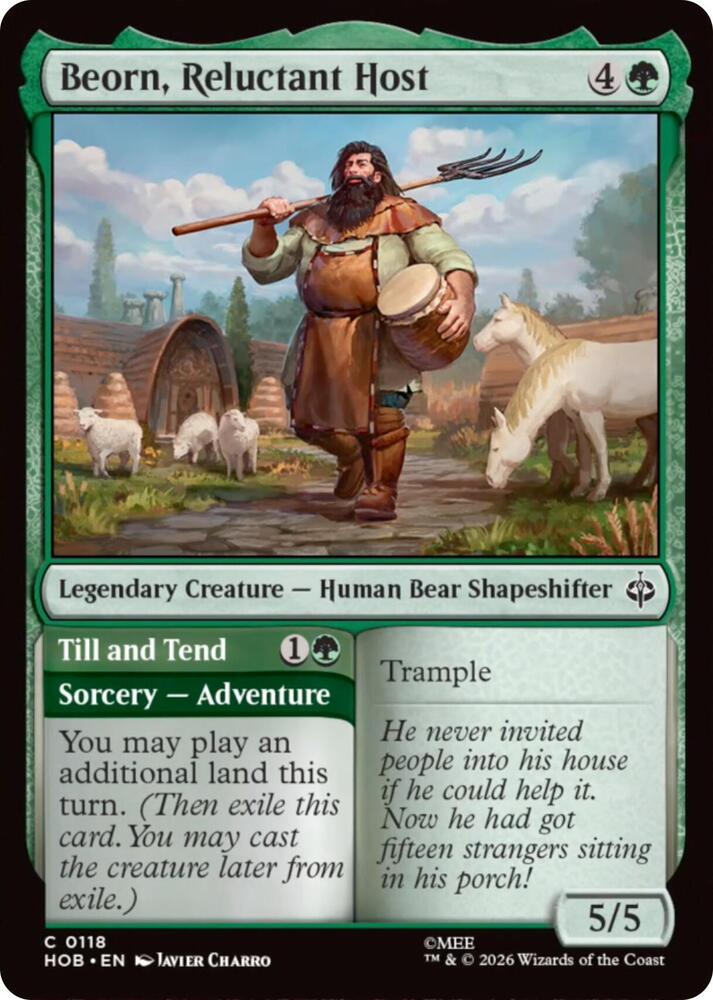 Beorn, Reluctant Host (118) [The Hobbit] | Boutique FDB TCG