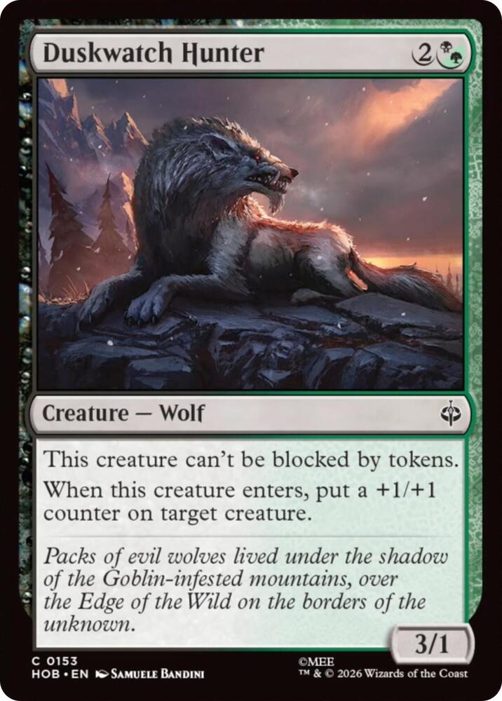 Duskwatch Hunter (153) [The Hobbit] | Boutique FDB TCG