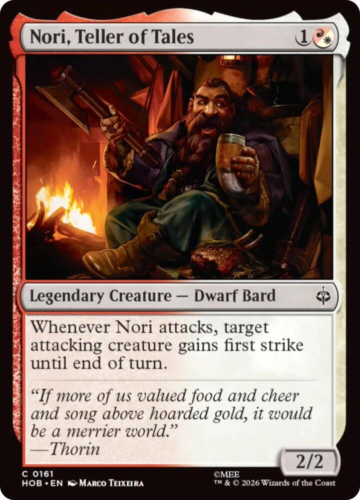 Nori, Teller of Tales (161) [The Hobbit] | Boutique FDB TCG