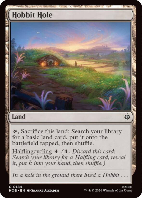 Hobbit Hole (184) [The Hobbit] | Boutique FDB TCG