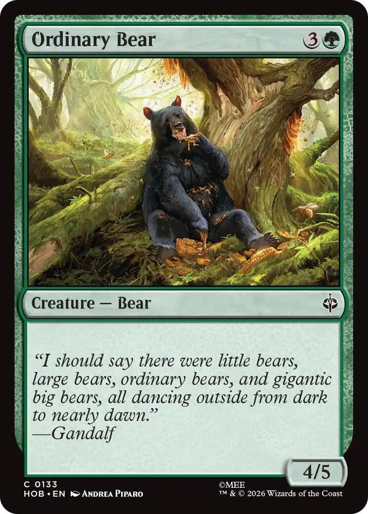 Ordinary Bear (133) [The Hobbit] | Boutique FDB TCG