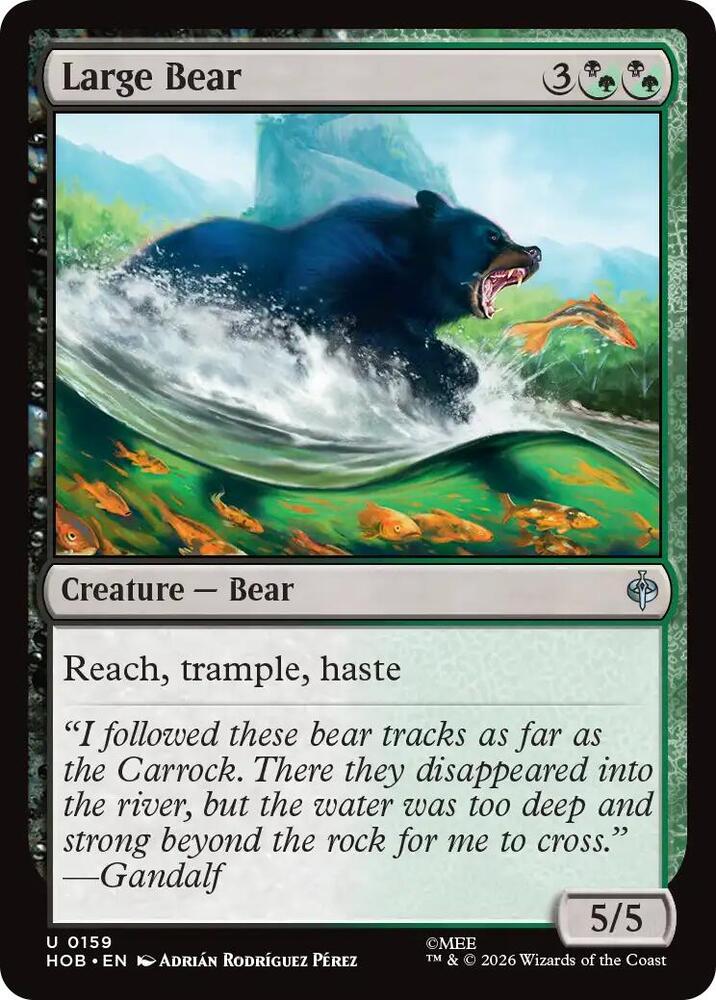 Large Bear (159) [The Hobbit] | Boutique FDB TCG