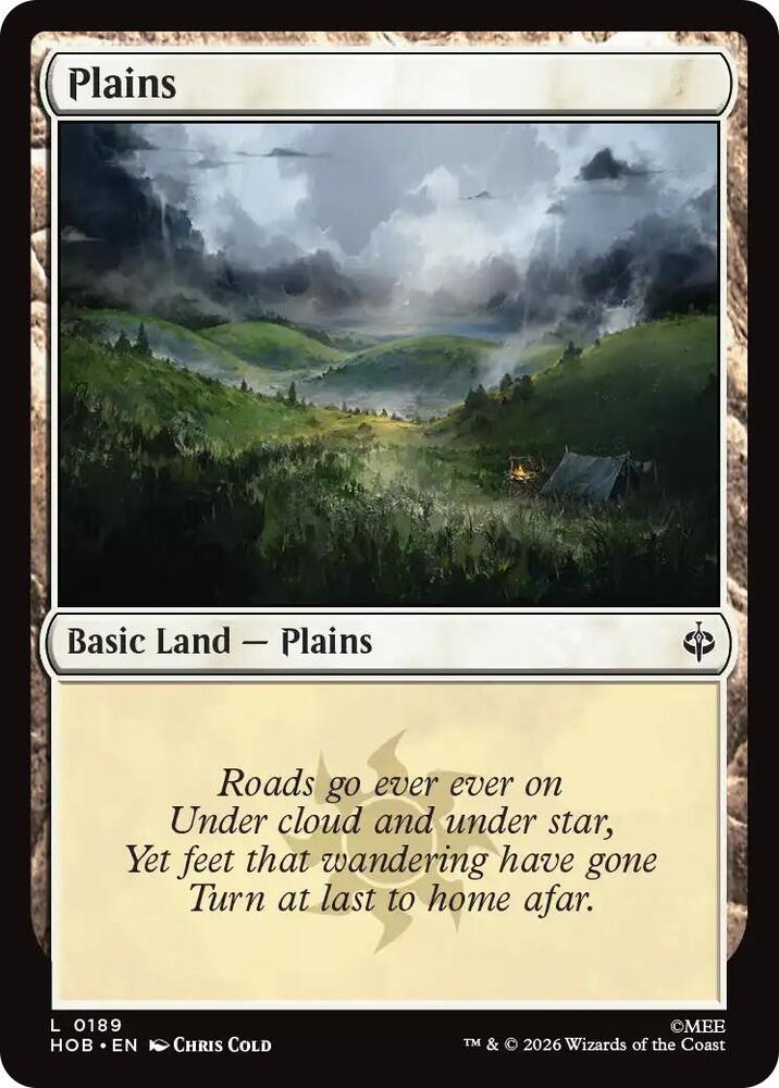Plains (0189) [The Hobbit] | Boutique FDB TCG