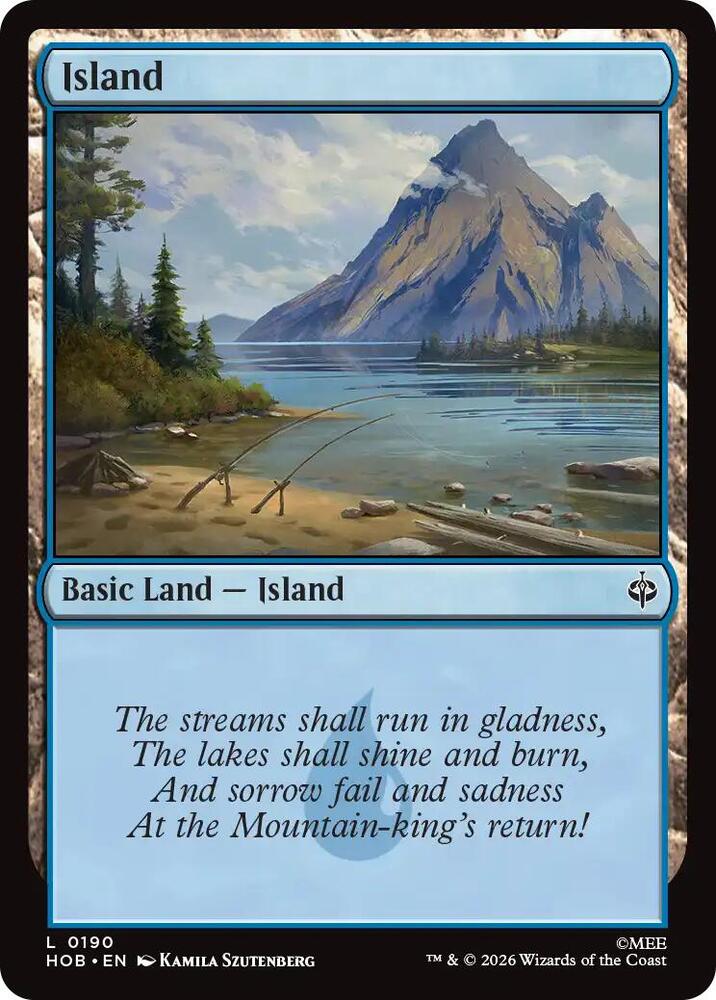 Island (0190) [The Hobbit] | Boutique FDB TCG