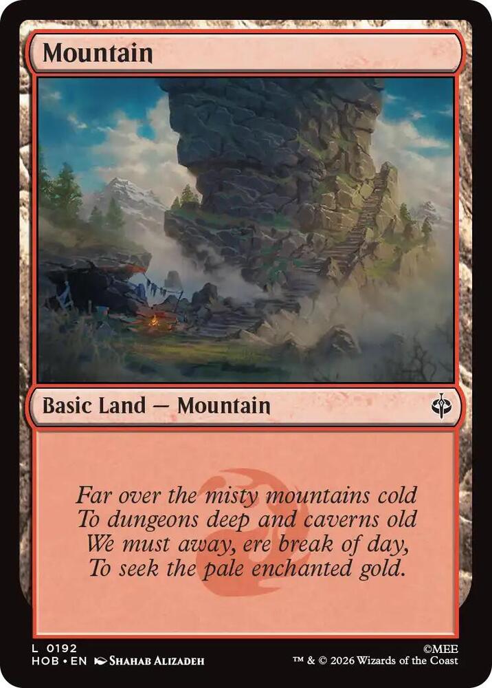 Mountain (0192) [The Hobbit] | Boutique FDB TCG